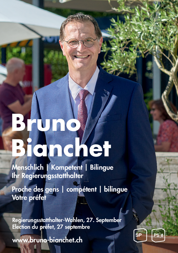 Homepage von Bruno Bianchet zur Regierungsstatthalter-Wahl